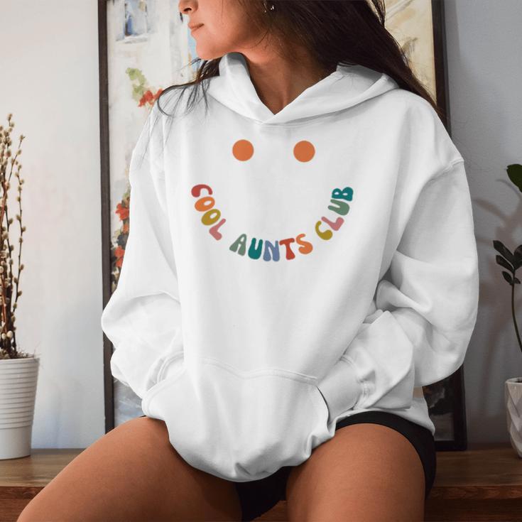 Retro Groovy Cool Aunts Club Auntie Cool Aunt Kapuzenpullover für Damen Geschenke für Sie