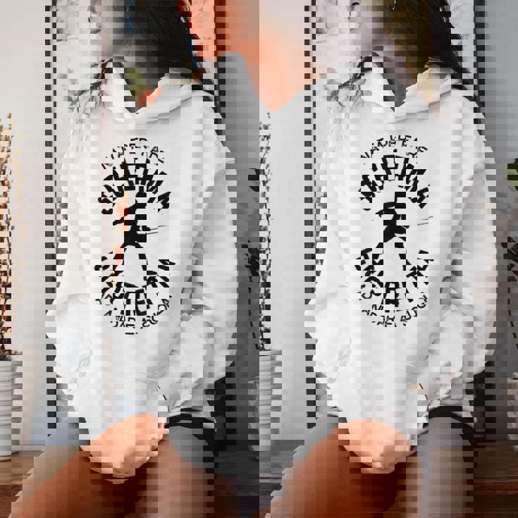 Schermitrice Scherma Fioretto Sciabola Divertente Ragazza Felpa con cappuccio da donna Regalos para ella