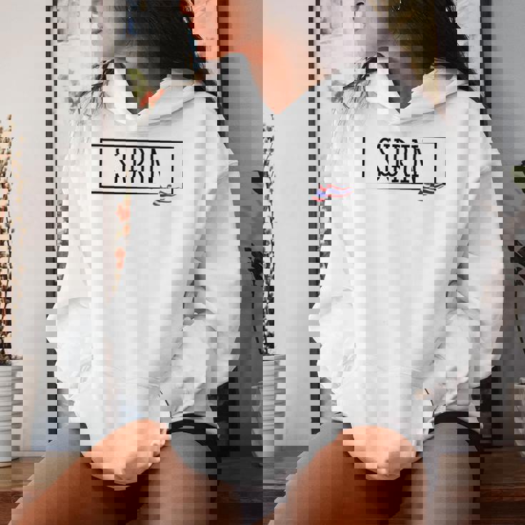 Surin Thailand Souvenir Siam Prathet Thai Women Men Pun Gag Premium Women's Hoodie Gifts for Her