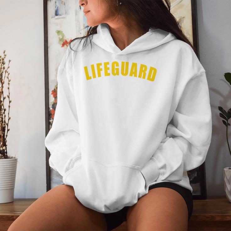 Swimming Lifeguard Women's Swimming Fun Red Kapuzenpullover für Damen Geschenke für Sie