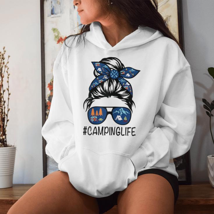 Women's Campinglife Camperleben Coolintage Camper Camping Kapuzenpullover für Damen Geschenke für Sie