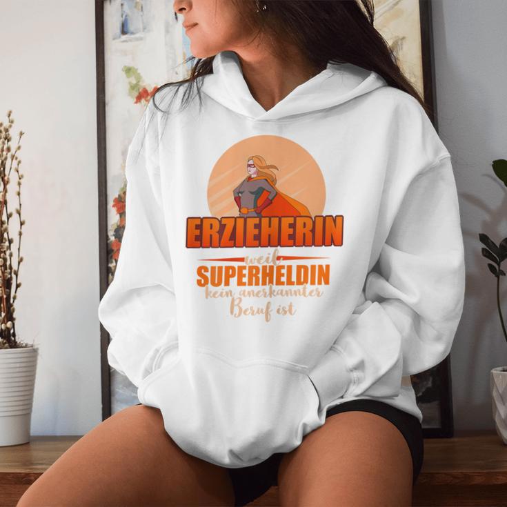 Women's Erzieherin Weil Superheldin Keine Professional Kapuzenpullover für Damen Geschenke für Sie