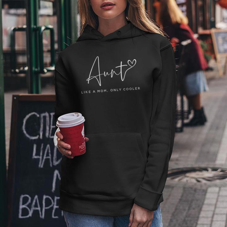 Auntie Tante Wie Eine Mutter Nur Cool Kapuzenpullover für Damen Lustige Geschenke