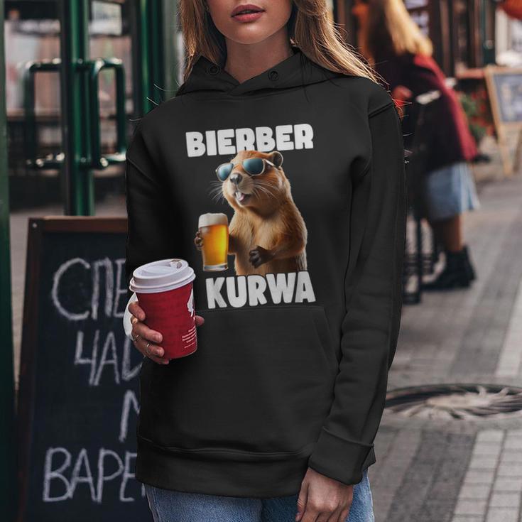 Bierber Kurwa X Biber Kurwa X Bóbr Delicious Beer Kapuzenpullover für Damen Lustige Geschenke