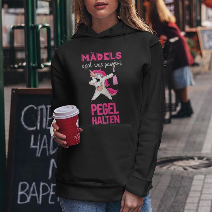 Egal Was Passiert Level Halt Einhorn Women's Party Running Kapuzenpullover für Damen Lustige Geschenke