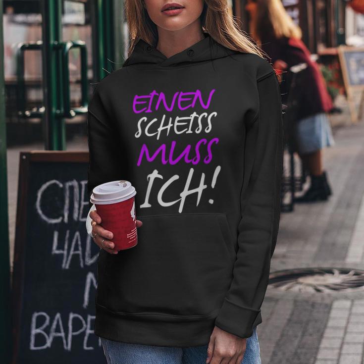 Einen Scheiss Muss Ich Saying Humor Women Kapuzenpullover für Damen Lustige Geschenke