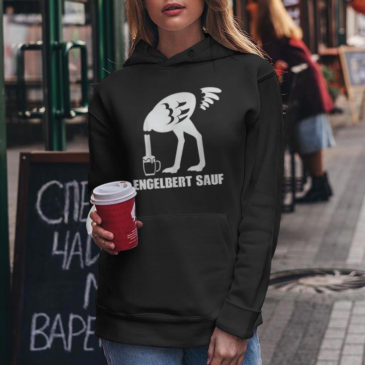 Engelbert Sauf Beer Drinking Beer Drinker Slogan Kapuzenpullover für Damen Lustige Geschenke