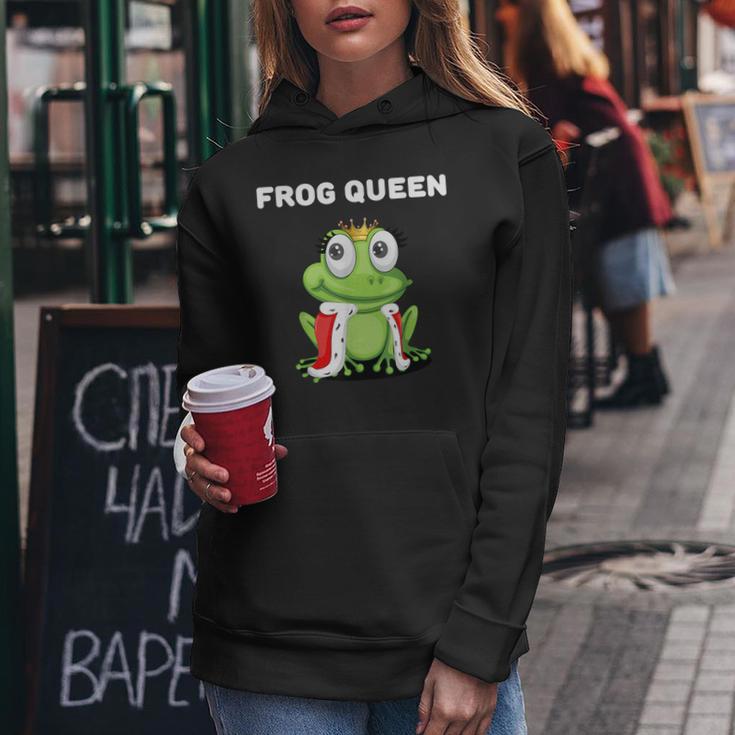 Frog Queen Girls' Frog Women's Frog Kapuzenpullover für Damen Lustige Geschenke