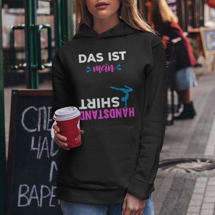 Handstand Saying Gymnastics Sport Girl Kapuzenpullover für Damen Lustige Geschenke