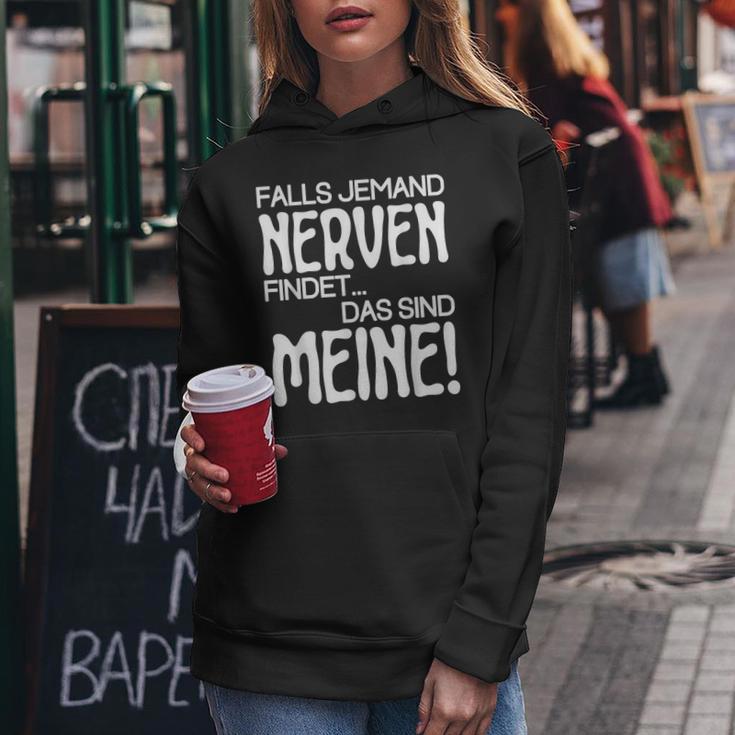 Slogan Falls Someone Meine Nerven Findet Kapuzenpullover für Damen Lustige Geschenke