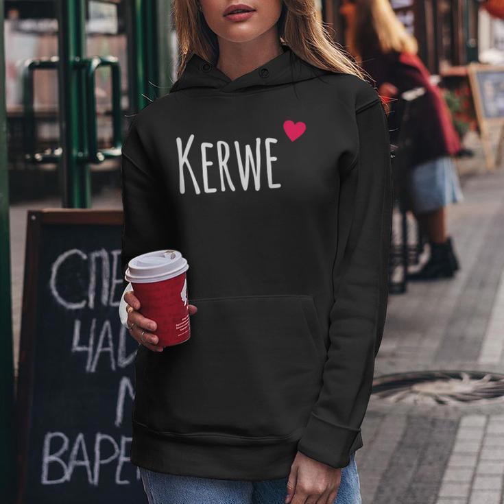 Kerwe Dialekt Pfälzer Und Pfalz Wine Festival Kapuzenpullover für Damen Lustige Geschenke