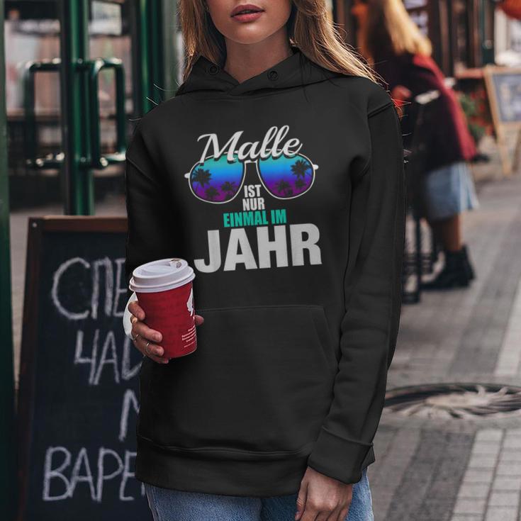 Malle Ist Nur Einmal Im Jahr Mallorca Beer Party Dance S Kapuzenpullover für Damen Lustige Geschenke