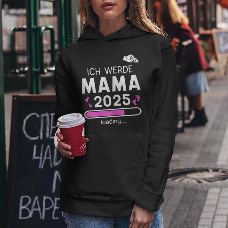 Mama 2025 Loading Ich Werde Mama 2025 Mama 2025 Kapuzenpullover für Damen Lustige Geschenke