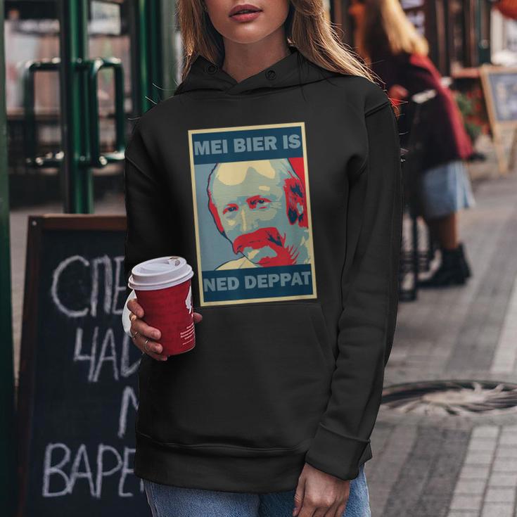 Mei Beer Is Ned Deppat Mundl Kapuzenpullover für Damen Lustige Geschenke