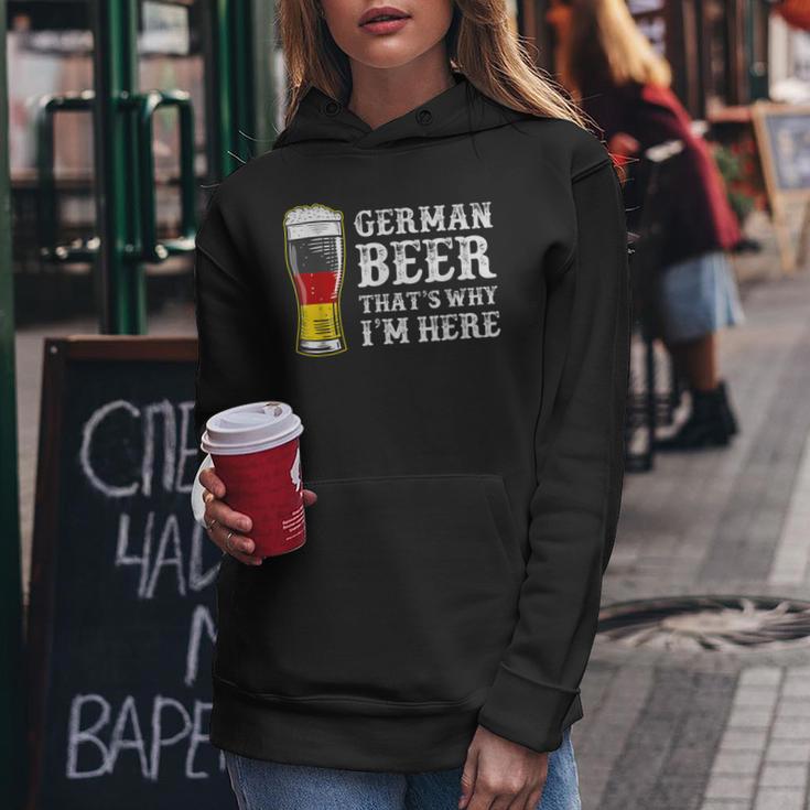 Oktoberfest With German Beer Das Ist Warum Ich Hier Bier German Beer German Beer Kapuzenpullover für Damen Lustige Geschenke