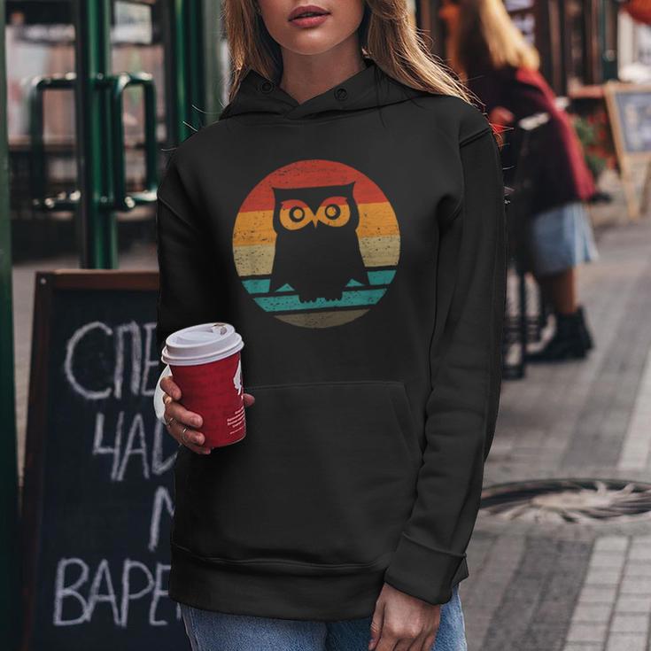 Owl Retro Styleintage Kapuzenpullover für Damen Lustige Geschenke