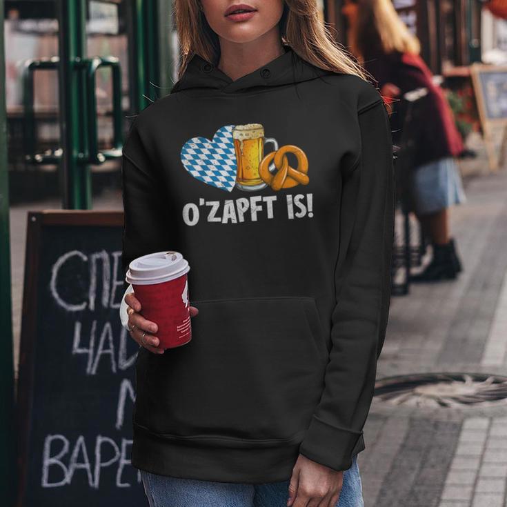 O'zapft Is Beer Drink Saying Beer Tent Kapuzenpullover für Damen Lustige Geschenke