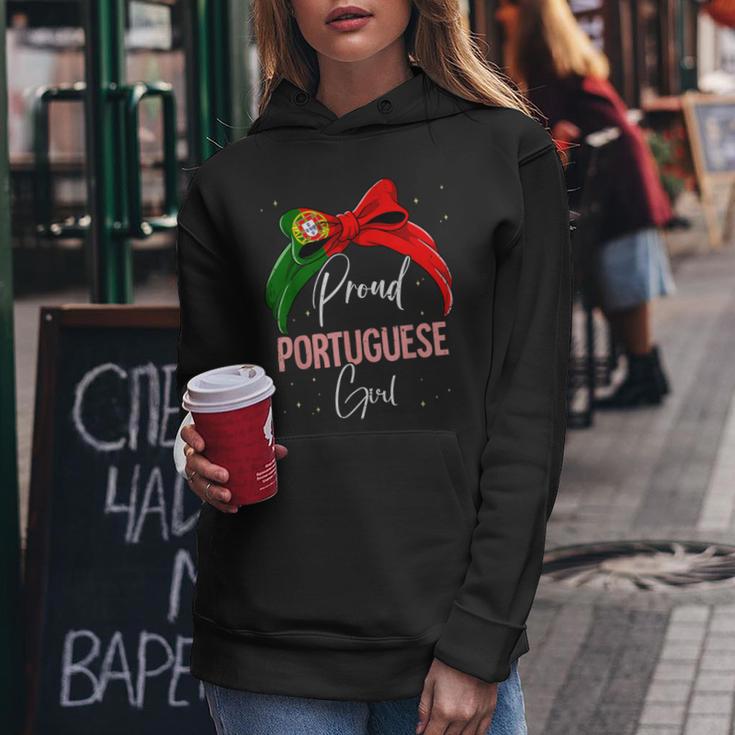 Proud Portuguese Girl Portugal Kapuzenpullover für Damen Lustige Geschenke