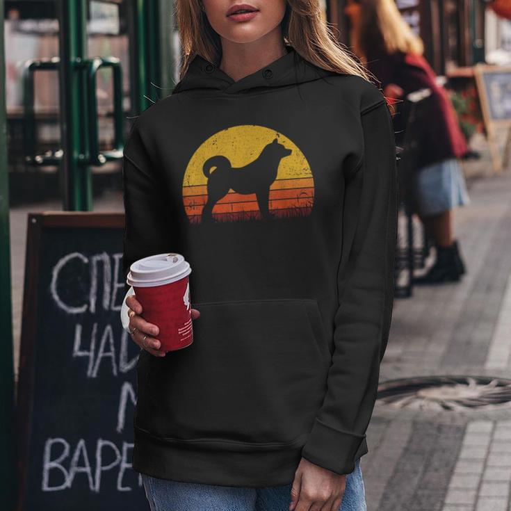 Retro Akita Inu Dog Mom Dog Dad intage Akita Inu Kapuzenpullover für Damen Lustige Geschenke