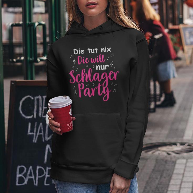 Schlager Music Costume Party Girls Schlagerfan Schlager Music Kapuzenpullover für Damen Lustige Geschenke