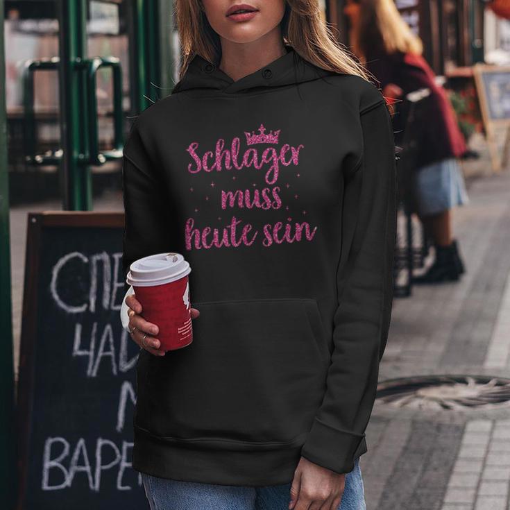 Schlager Music Costume Schlagerfan Schlager Music Party Girls Kapuzenpullover für Damen Lustige Geschenke