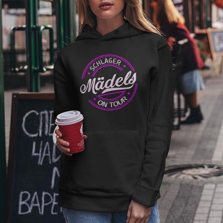 Schlagermädels On Tour Women's Sexy Schlager Kapuzenpullover für Damen Lustige Geschenke