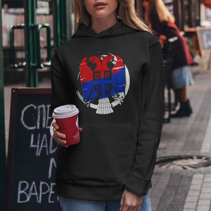 Serbia Balkan Belgrade Zagreb Srbija Kapuzenpullover für Damen Lustige Geschenke