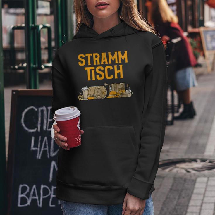 Strammtisch Stammtisch Beer Stramm Hackenstramm Kapuzenpullover für Damen Lustige Geschenke