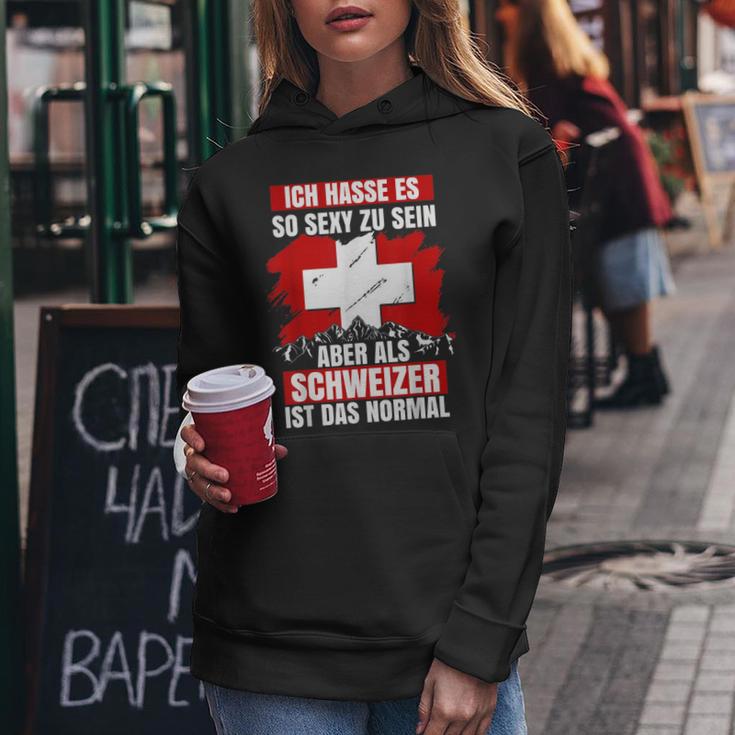 Switzerland Children's Switzerland Swiss Flag Women's Kapuzenpullover für Damen Lustige Geschenke