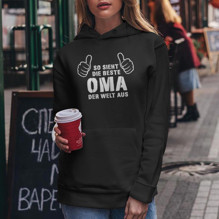 Women's Beste Oma Der Welt Kapuzenpullover für Damen Lustige Geschenke