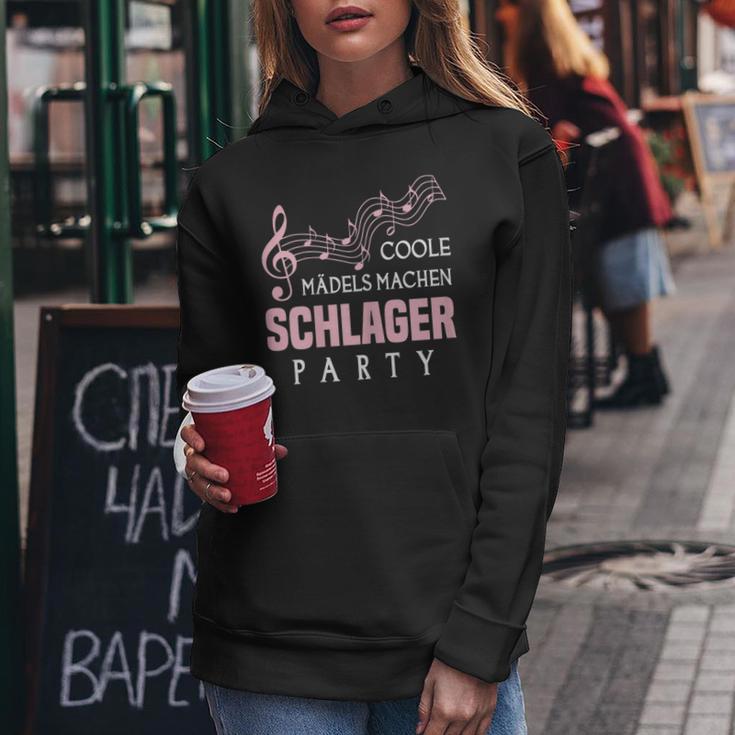 Women's Schlager Hit Party Music Hit Music Quote Kapuzenpullover für Damen Lustige Geschenke