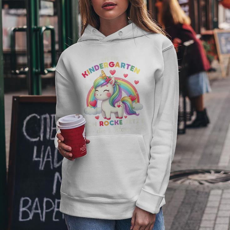 Children's Bye Bye Kindergarten Farewell School Child Girls Unicorn Kapuzenpullover für Damen Lustige Geschenke