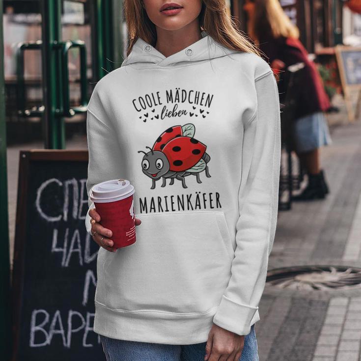 Coole Mädchen Lieben Marienkäfer Geschenk Kapuzenpullover für Damen Lustige Geschenke