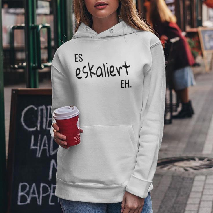 Es Eskaliert Eholksfest Weinfest Kirmes Women's Sauf S Kapuzenpullover für Damen Lustige Geschenke