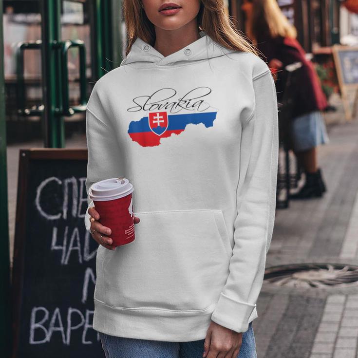 Slovakia Slovak Maps Slovakia Flag For Women Kapuzenpullover für Damen Lustige Geschenke