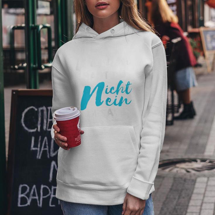 Women's Schlagerfan Merchandise Warum Hast Du Nicht Nein Sagt Pink Kapuzenpullover für Damen Lustige Geschenke