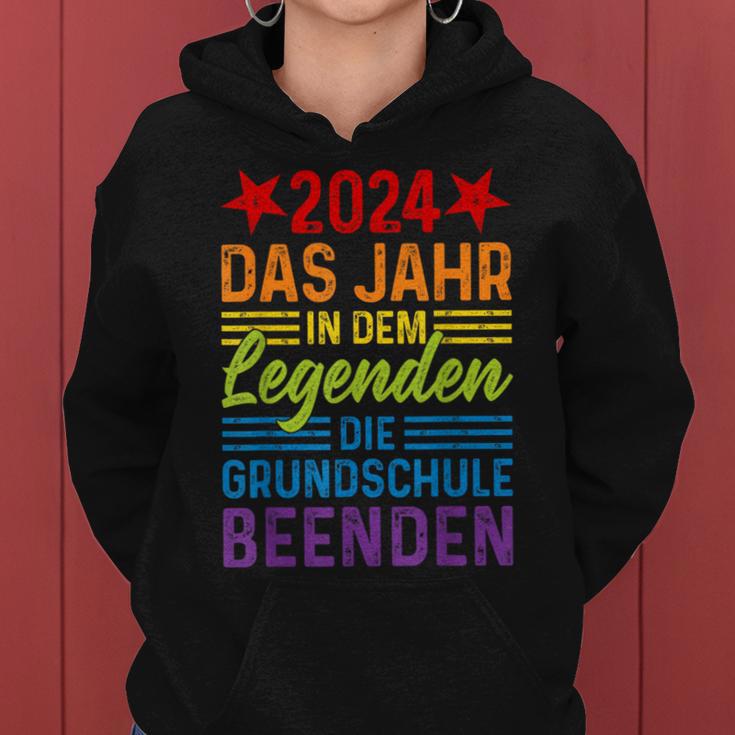 2024 Das Jahr In Dem Leggenden Die Grundschule Beenden Kapuzenpullover für Damen