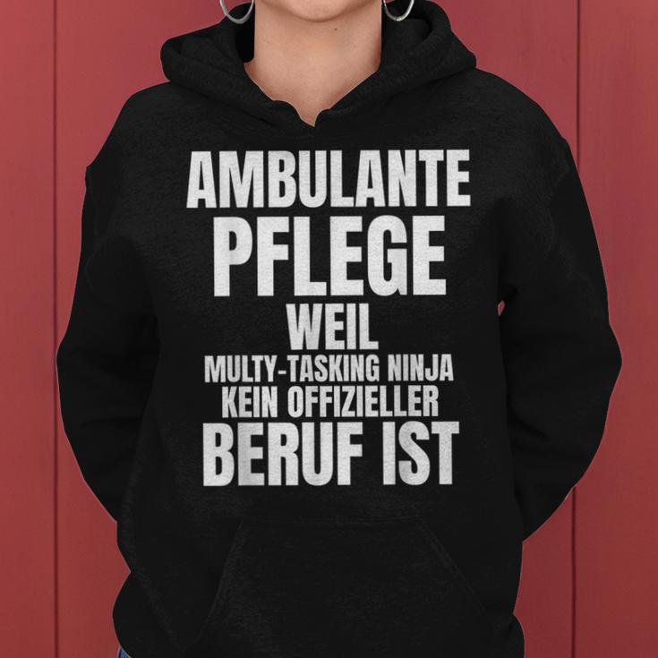 Ambulante Care For Nurse Care Kapuzenpullover für Damen