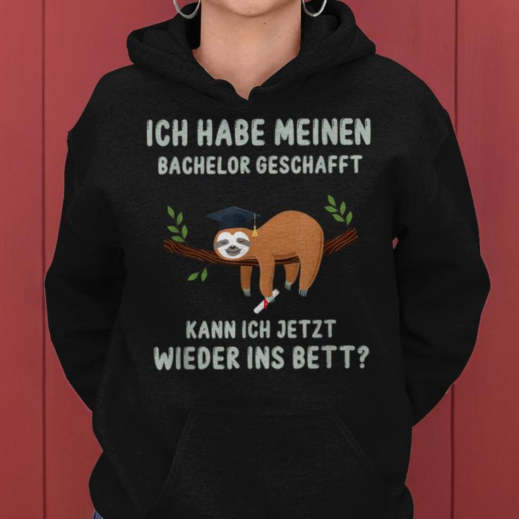 Bachelor Geschafft Wieder Ins Bett Student Sloth Kapuzenpullover für Damen