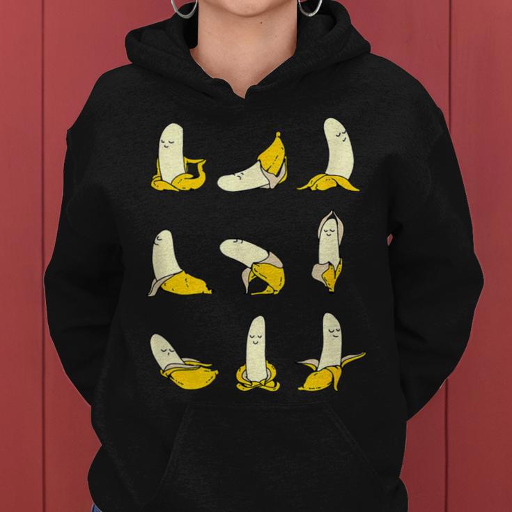 Banana Yoga Kapuzenpullover für Damen