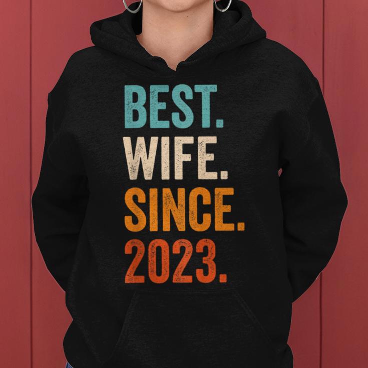 Best Wife Since 2023 1 Hochzeitstag 1 Jahr Kapuzenpullover für Damen