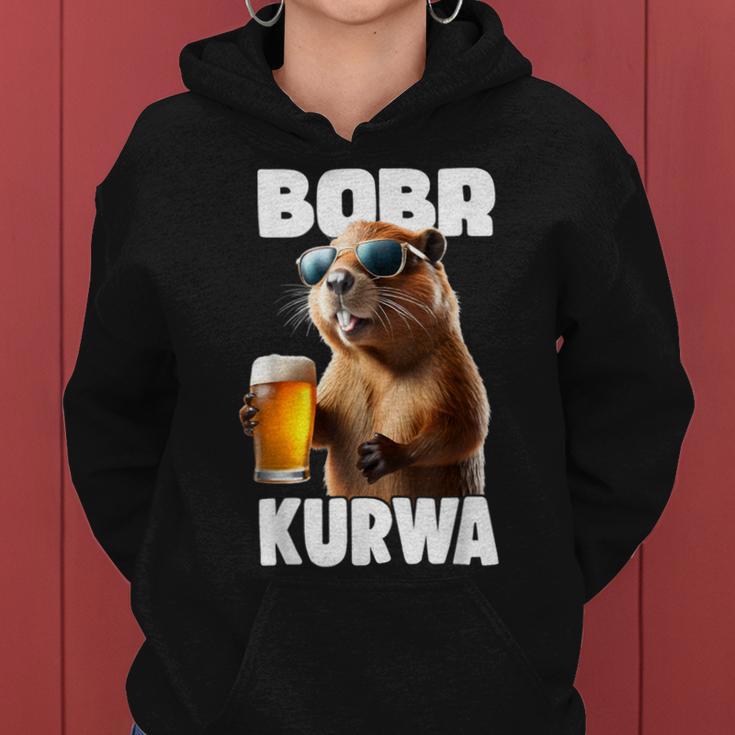 Bob Kurwa X Bierber Kurwa X Delicious Beer Kapuzenpullover für Damen