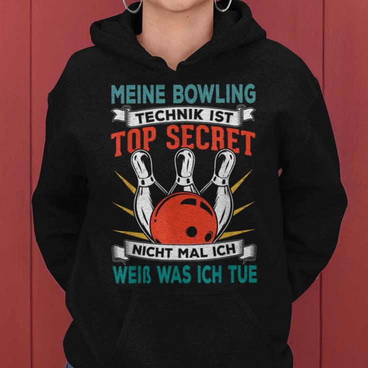 Bowling Ball Bowling Bowling Kapuzenpullover für Damen