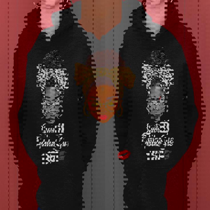 Chapter 60 Fabulous Since 1964 60Th Birthday Leopard Women Hoodie
