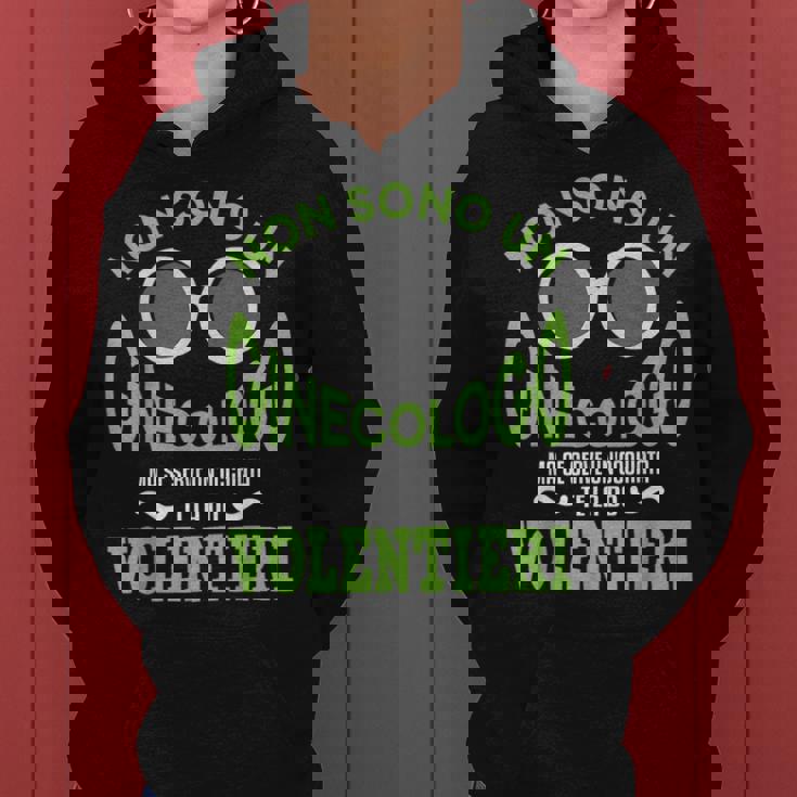 Citazione Sarcastica Del Ginecologo Per Amante De Umorismo Felpa con cappuccio da donna