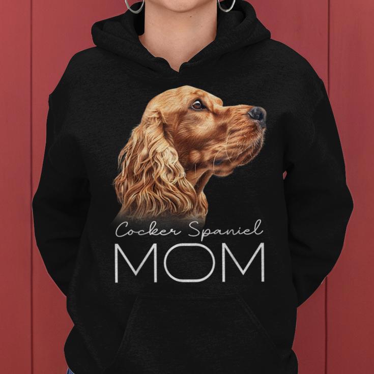 Cocker Spaniel Mama Kapuzenpullover für Damen