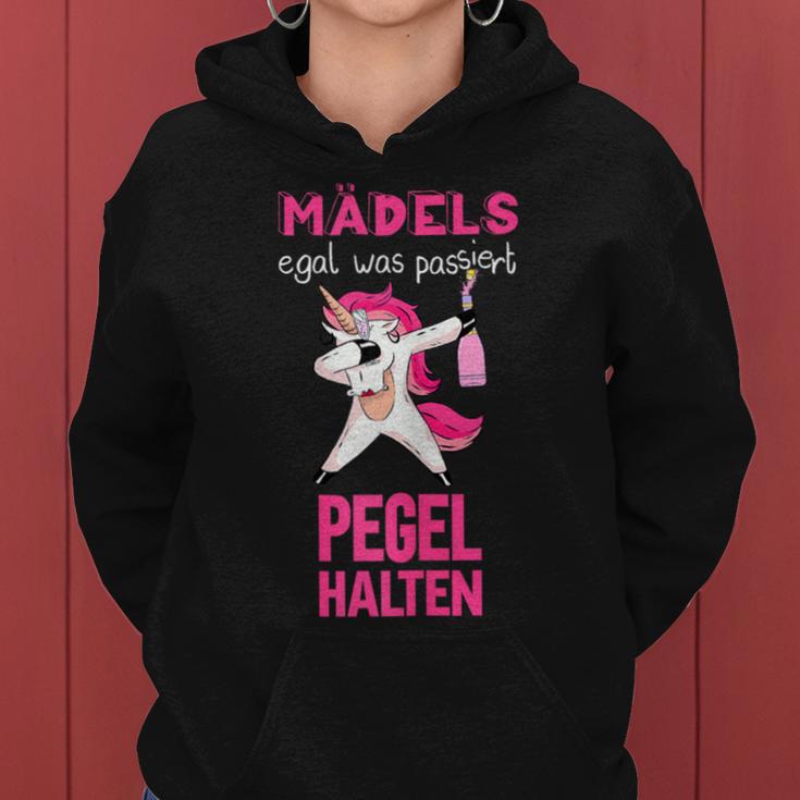 Egal Was Passiert Level Halt Einhorn Women's Party Running Kapuzenpullover für Damen