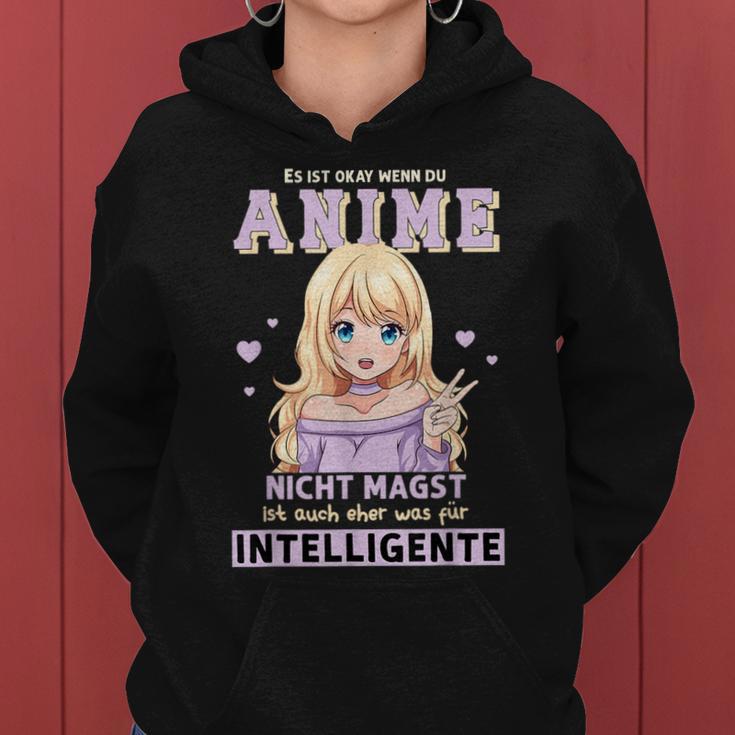 Es Ist Okay Wenn Du Anime Nicht Magst I Chibi Kawaii Girl S Kapuzenpullover für Damen