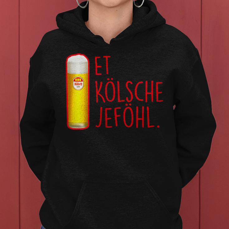 Et Kölsche Jeföhl Kölsch Lifestyle Köln Carnival Beer Kapuzenpullover für Damen