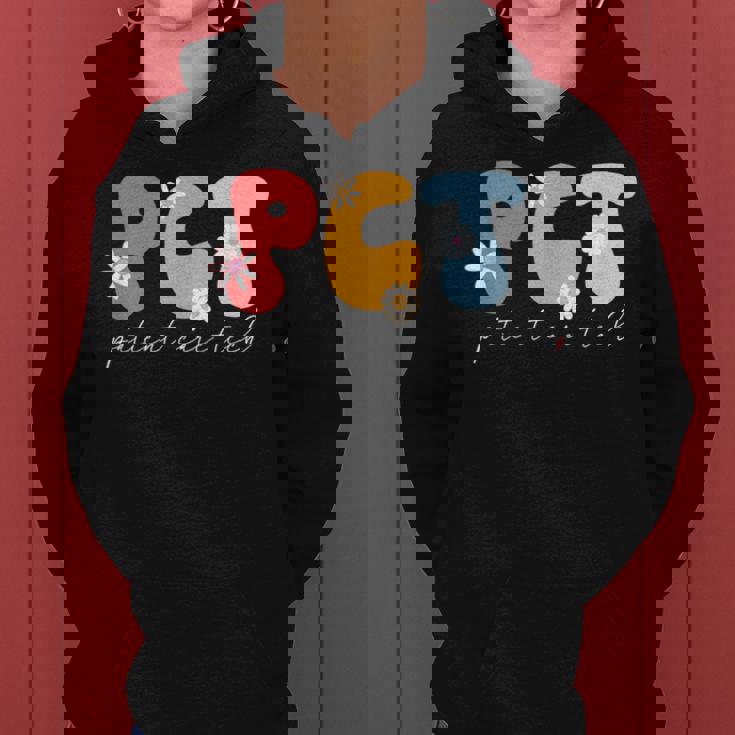 Patient Care Tech Groovy Pct Patient Care Technician Women Hoodie